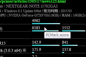 ベンチマークサーチ5