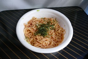 U.F.O たらこ焼きそば 完成