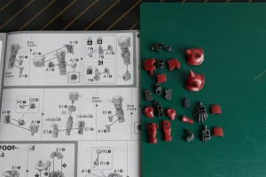 HGシャア専用ザク2製作過程3