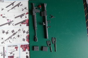 シャア専用ザク2 武器 完成