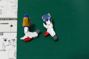 V2アサルトバスターガンダム 腕部可動範囲