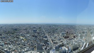 浜松アクトタワー展望台から南方向