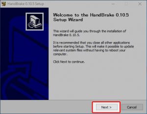 HandBrake インストール1