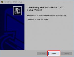 HandBrake インストール5