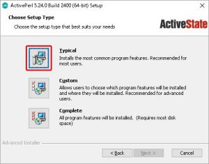 ActivePerl インストール(3)