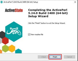 ActivePerl インストール(7)