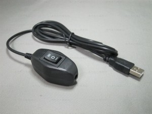 USBあったかアイウォーマー 本官さんVer. スイッチ