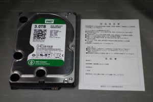 WD30EZRX-1TBP/N付属品