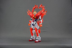HGBFトライバーニングガンダム バーニングバーストシステム側面