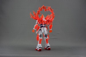 HGBFトライバーニングガンダム バーニングバーストシステム背面