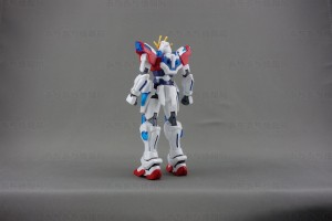 HGBFトライバーニングガンダム 本体背面