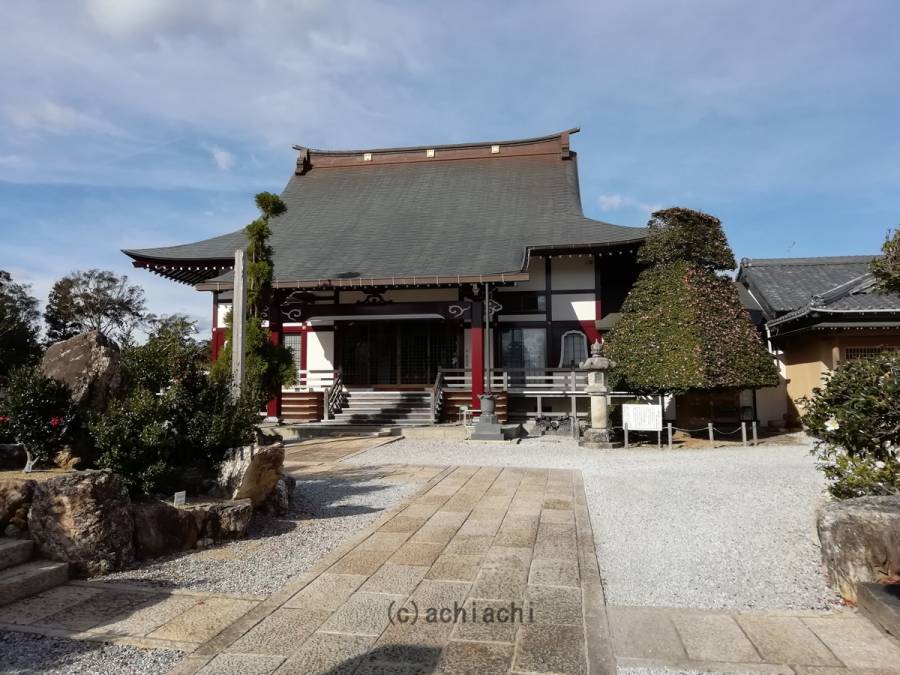 医王寺(さざんか寺)本堂
