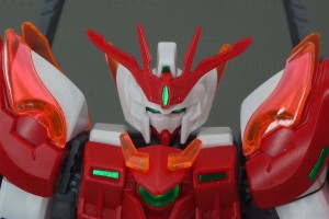 HGBFウイングガンダムゼロ炎 顔アップ1